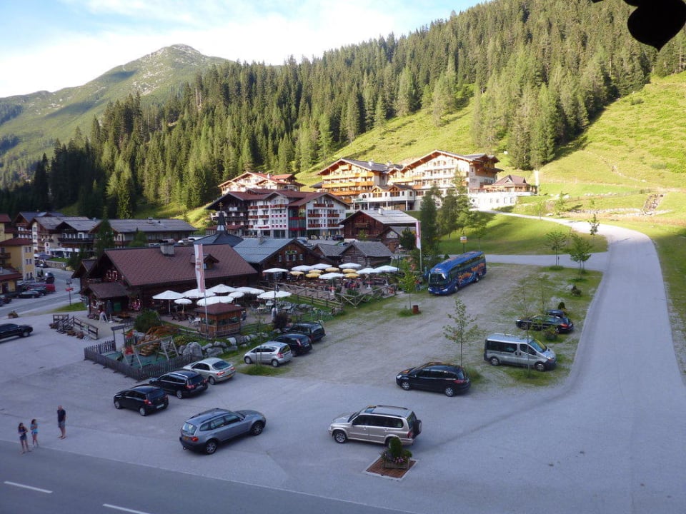 Blick vom Zimmer Hotel Alpenrose