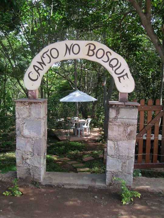 Lobby/Eingang Pousada Canto no Bosque