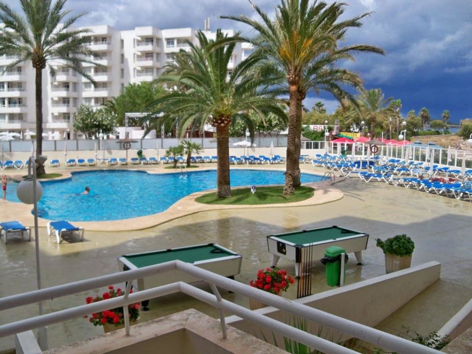 Blick vom Balkon Aparthotel Playa Dorada