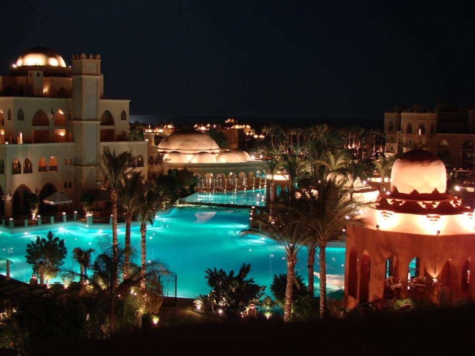 Zimmerausblick bei Nacht Makadi Palace