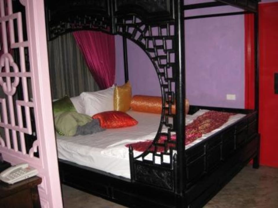 Bett der Suite Shanghai Mansion Bangkok