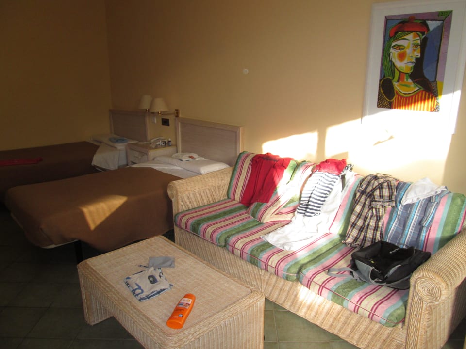 Unser Zimmer (Low-Cost-Room) Abora Buenaventura by Lopesan Hotels