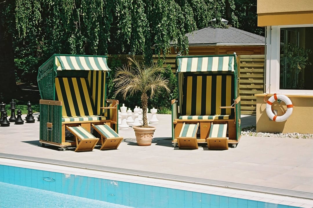 Außenpool Hotel Schloss Ragaz