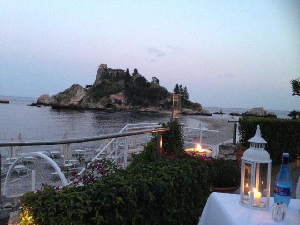 Restaurant Aussicht am Abend La Plage Resort