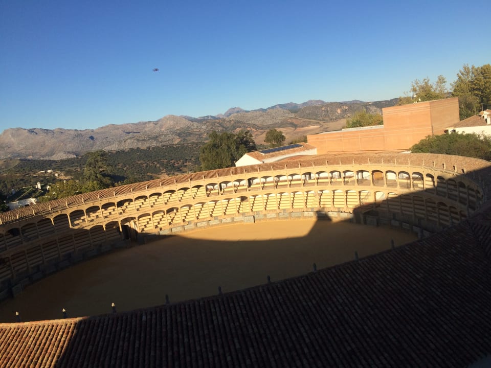 Blick vom Frühstücksrestaurant Catalonia Ronda