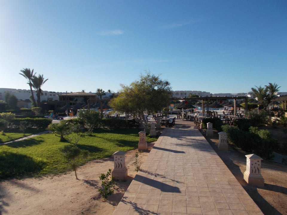 Blick von den Rutschen  Djerba Sun Beach Hotel & Spa