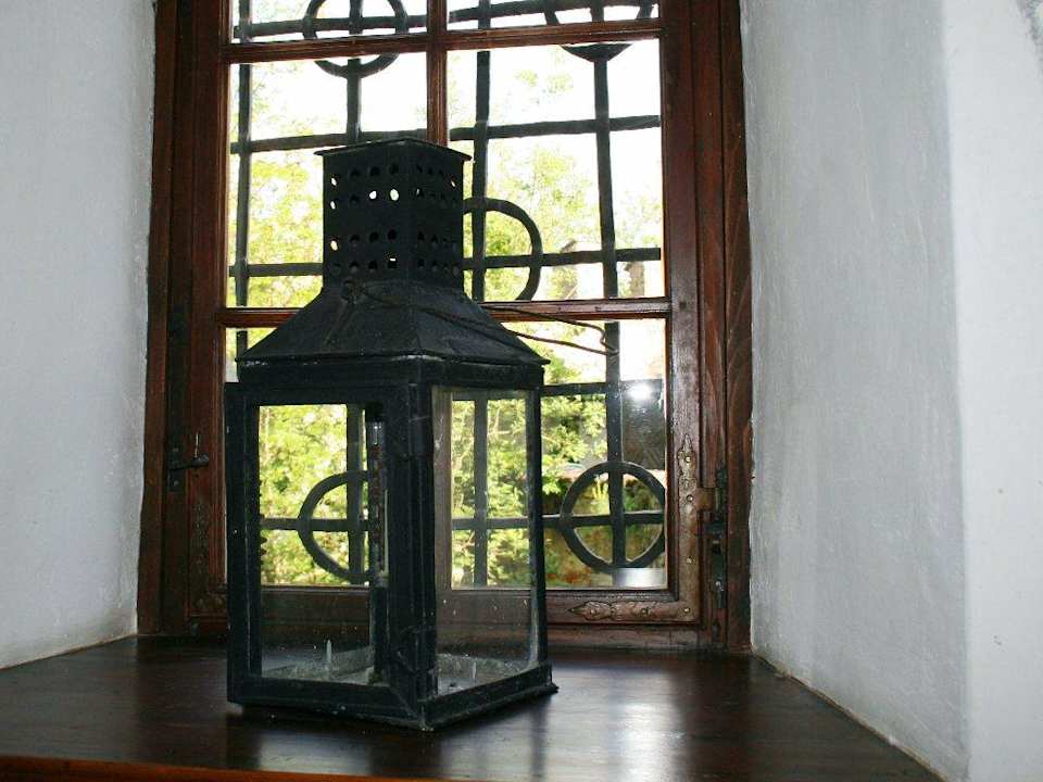 Fenster zum inneren Burggraben Hotel Burg Oberranna