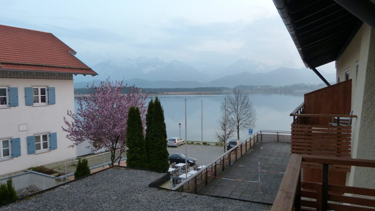 Seitlich vom Balkon, Comfortzimmer Hotel am Hopfensee