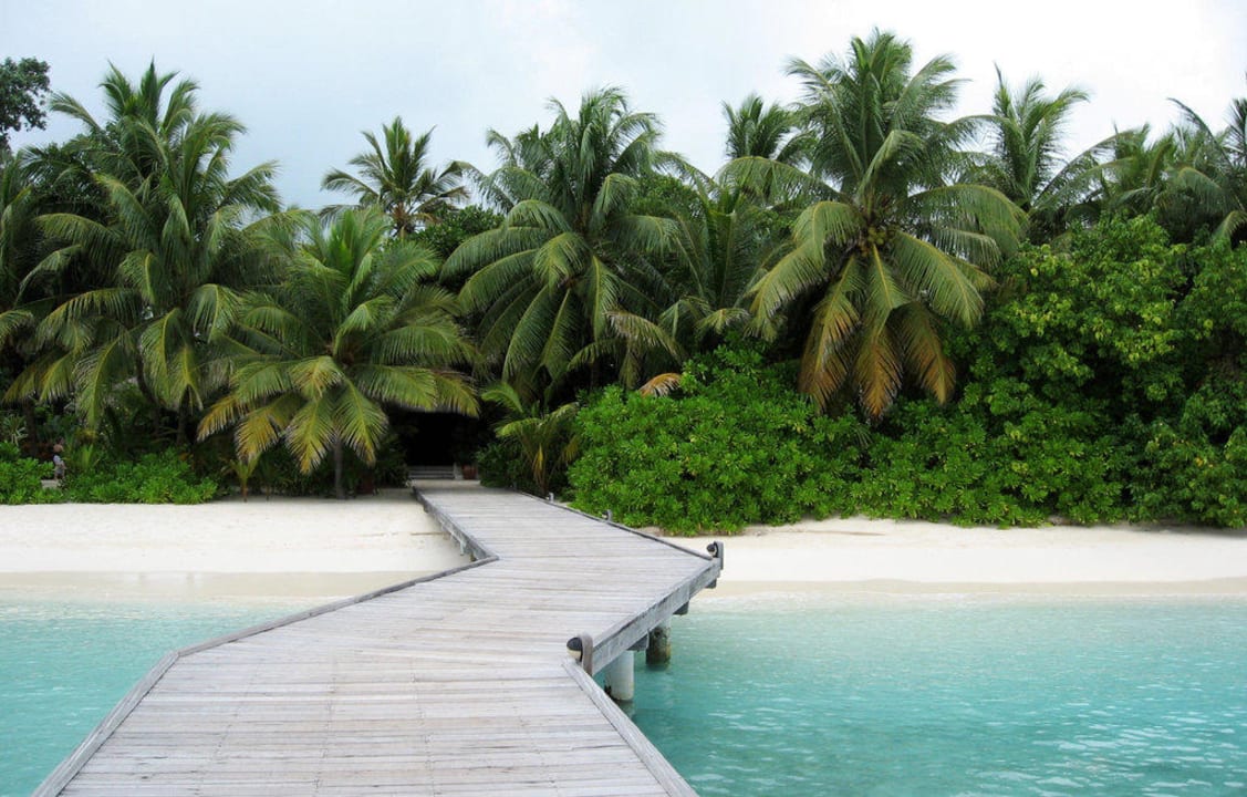Anlegesteg Kuramathi Maldives
