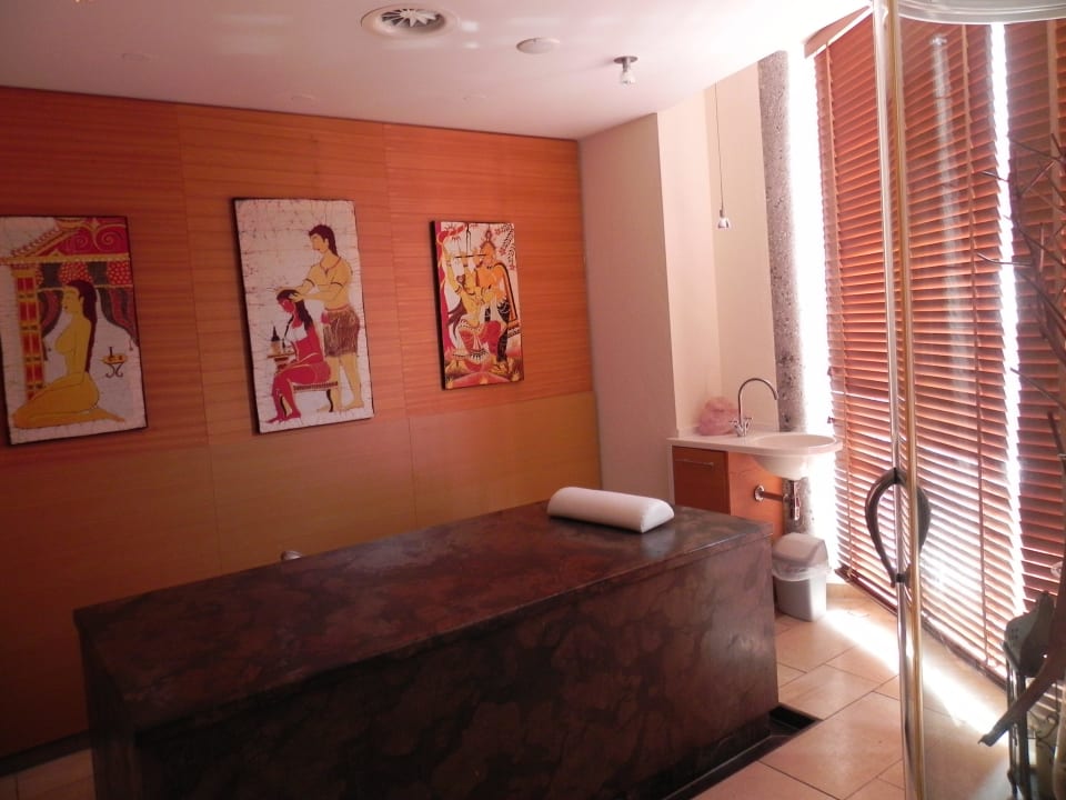 Raum für die Entspannungsmassage Hotel Andy