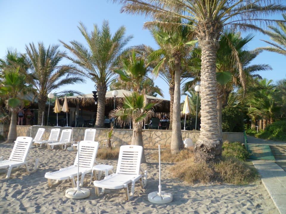 Blick zur Beachbar Hotel Yetkin