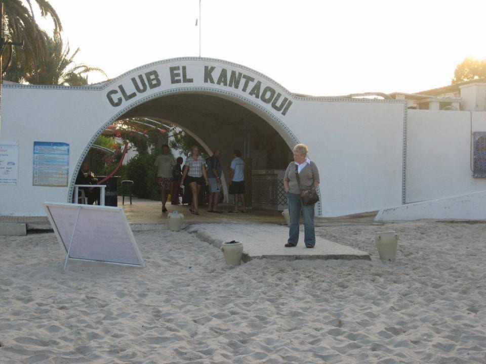 Gang zum Strand El Mouradi Club Kantaoui