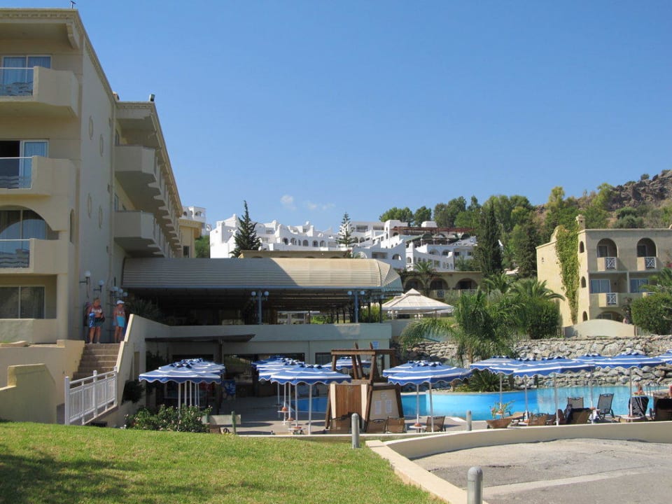Pool & Restaurantterrasse Lindos Royal Resort