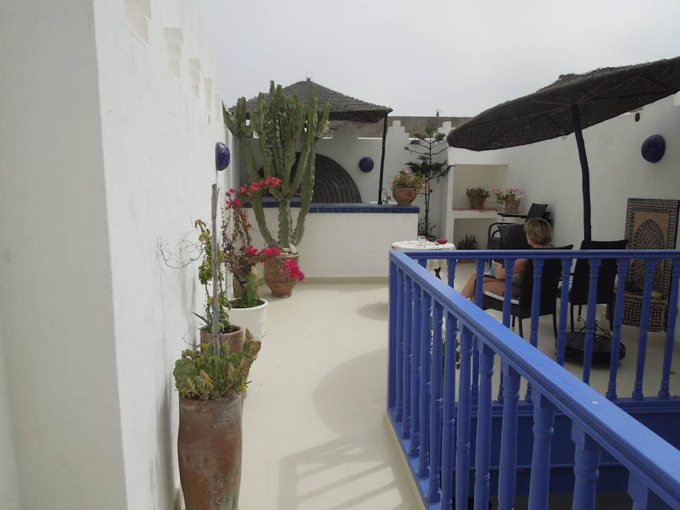 Terrasse auf dem Dach Hotel Riad l'Ayel d'Essaouira