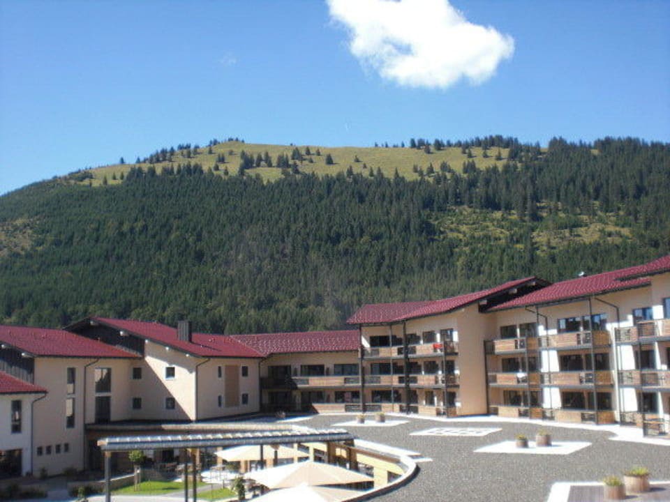 In die Sonne gebaut Panoramahotel Oberjoch