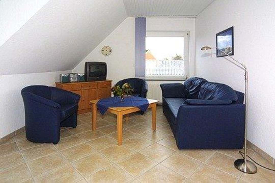 Wohnzimmer, Wohnung "oben rechts" Haus Theresa