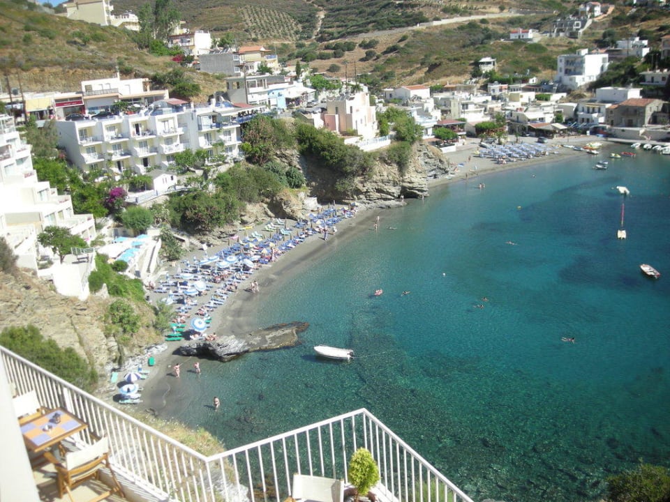 Blick auf den nahen Strand Bali Blue Bay Lifestyle