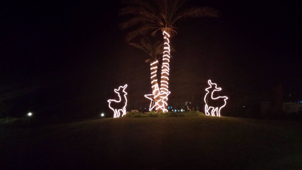 Bei Nacht Three Corners Equinox Beach Resort