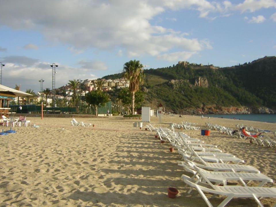 Blick vom Strand Gardenia Hotel
