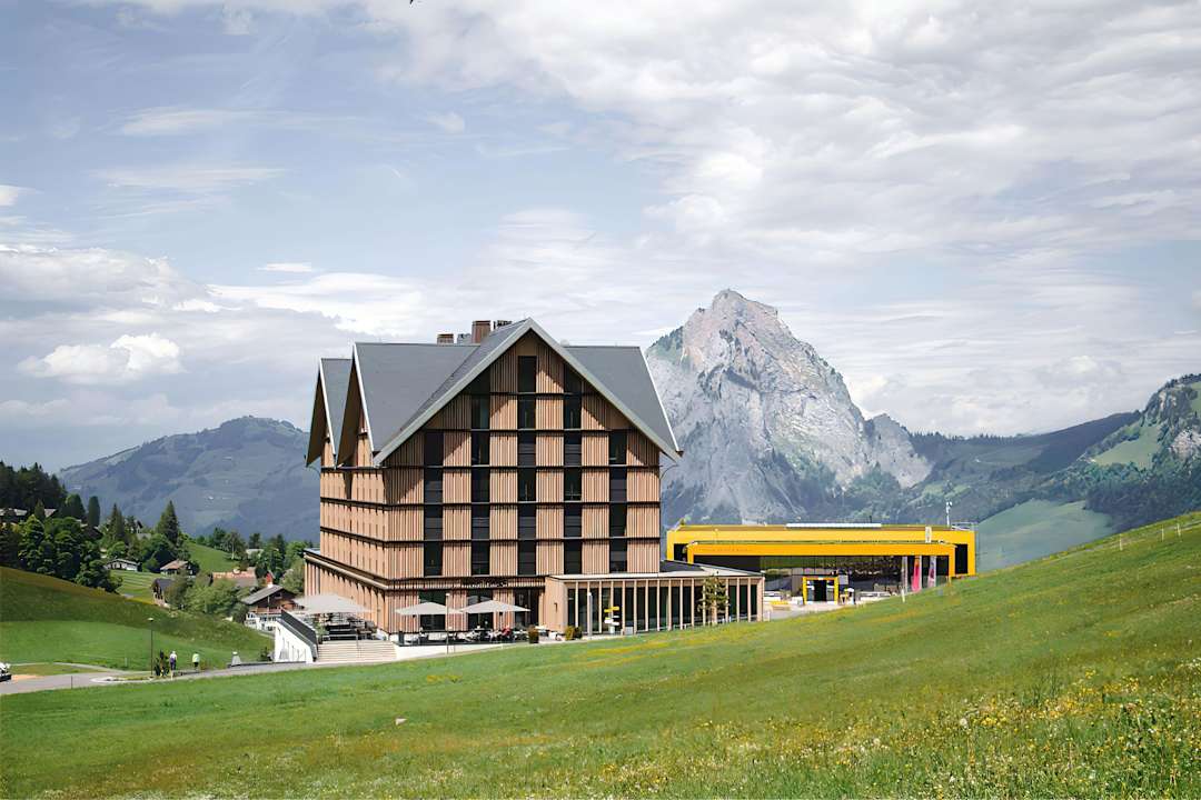 Außenansicht Stoos Lodge
