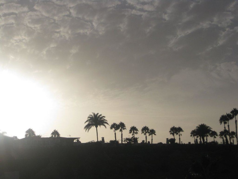 Sonnenaufgang von unserem Balkon aus Bungalows Vistaflor