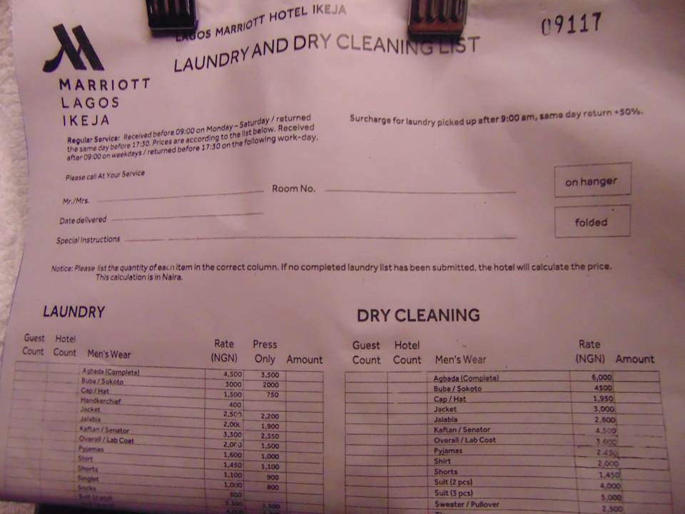 Sonstiges Lagos Marriott Hotel Ikeja