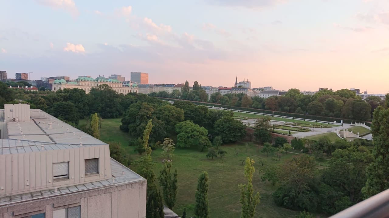Ausblick Lindner Hotel Vienna Am Belvedere, part of JdV by Hyatt