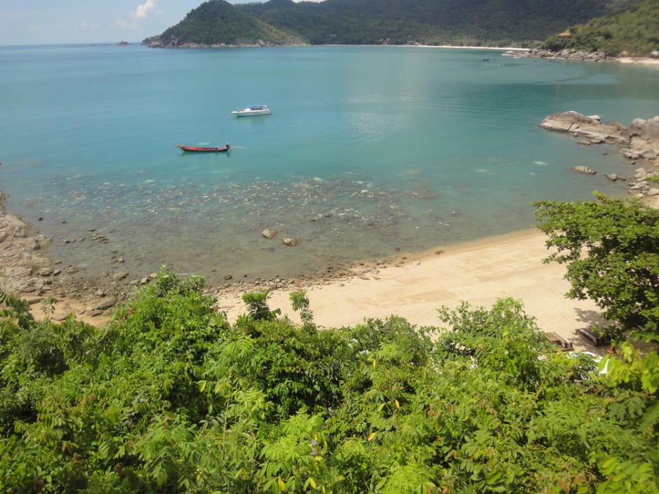 Ausblick von der Terrasse beim Frühstück Santhiya Koh Phangan Resort & Spa