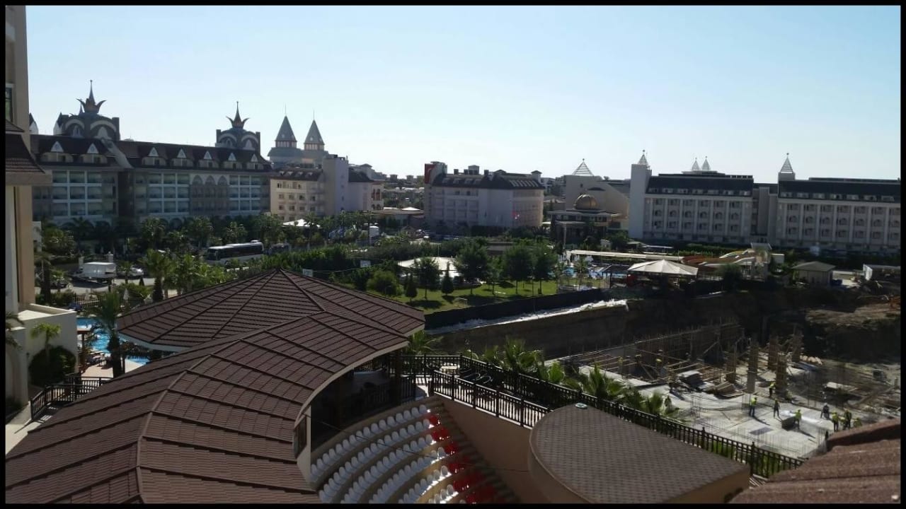 Ausblick vom Zimmer am Tag Well Palace Side