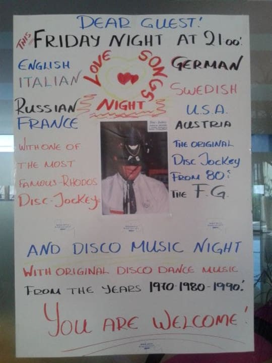 Disco Night Afandou Bay Resort Suites