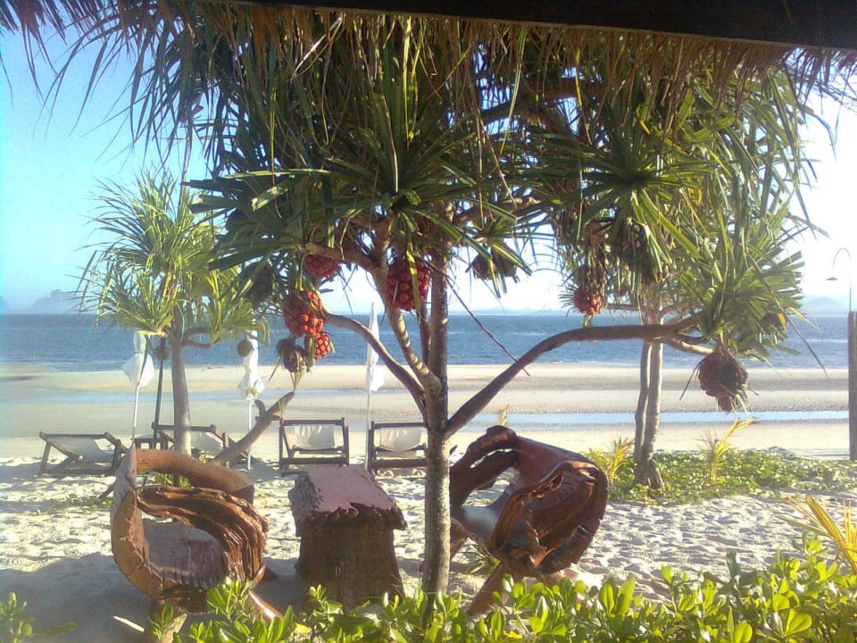 Aussicht vom Frühstückstisch Koh Mook Sivalai Beach Resort