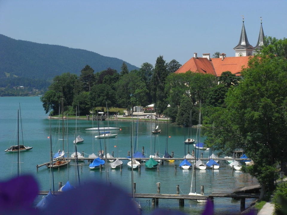 Blick vom Balkon Hotel Fischerstüberl am See