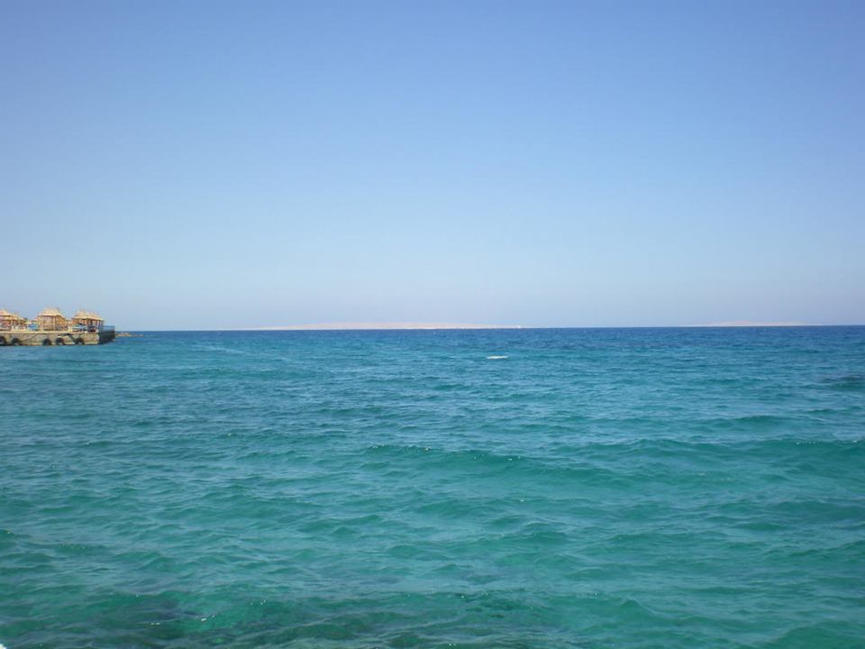 Ausblick von dem schwimmendem Steg Pickalbatros Palace Resort