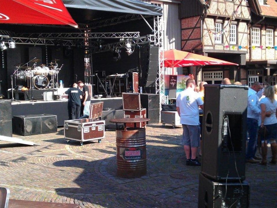 Live Musik auf dem Dorfplatz Welcome Hotel Legden