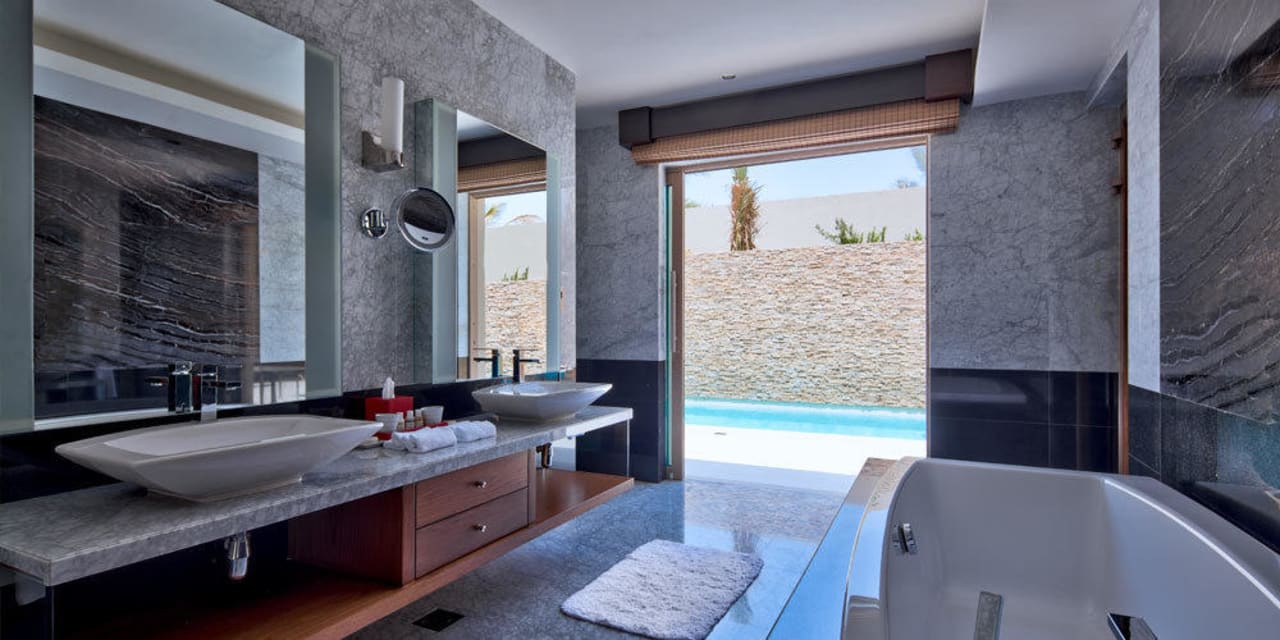 Polo Villa Bathroom at Desert Palm by Per Aquum Meliá Desert Palm Dubai
