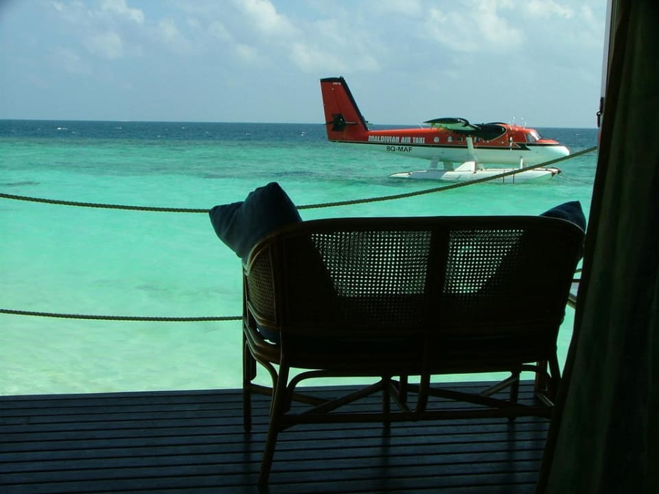 Blick aus dem Zimmer Adaaran Select Meedhupparu Island Resort - Premium All Inclusive