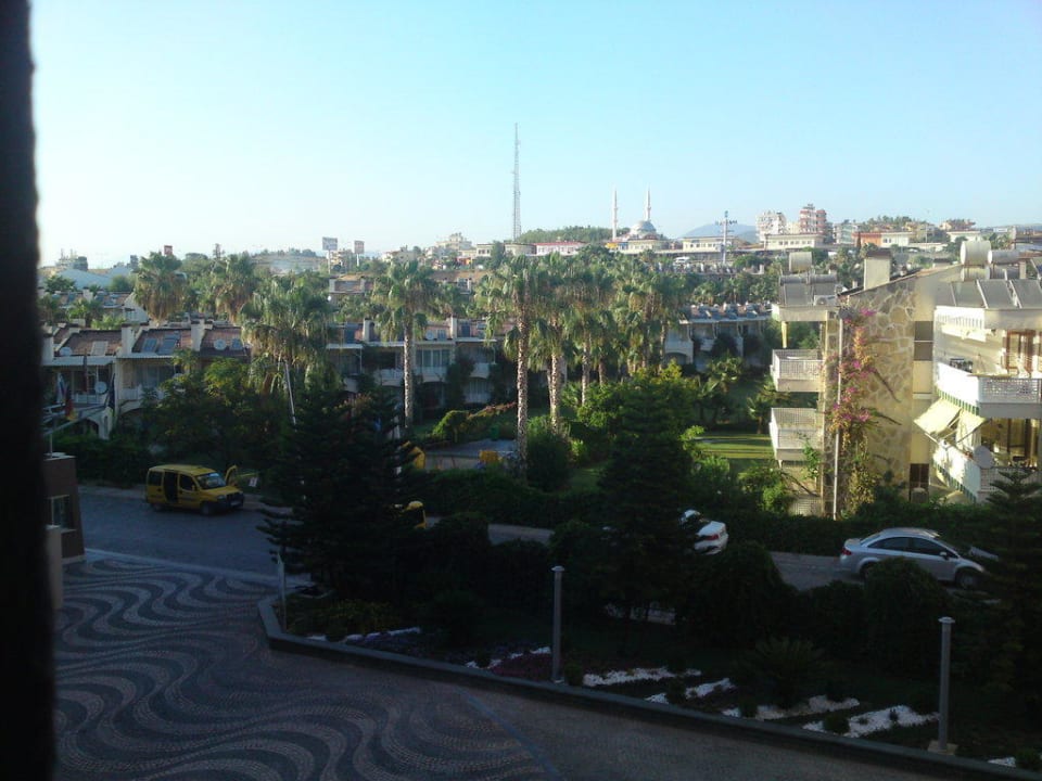 Blick vom Zimmer zur Landseite Arycanda Kirman Premium