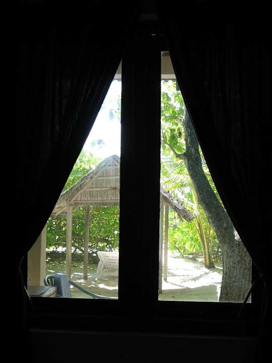 Blick aus unserem Fenster Summer Island Maldives