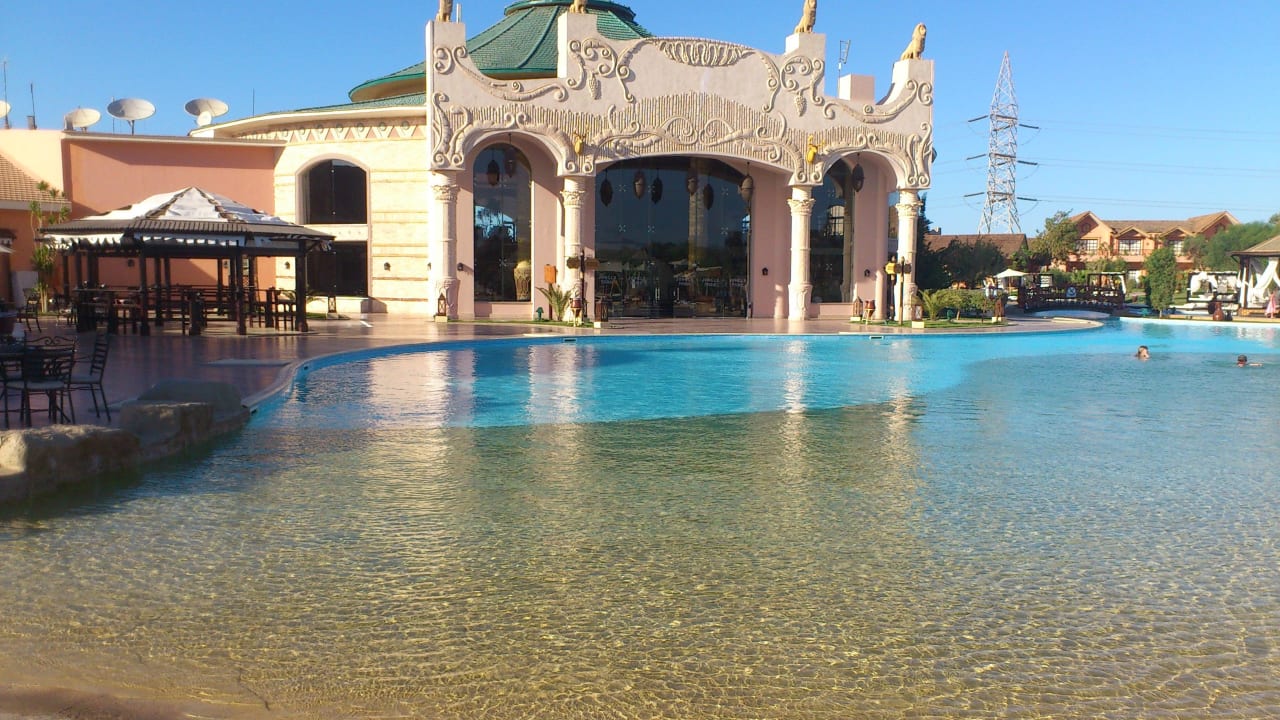 Das ist die Rückseite der Lobby. Pickalbatros Jungle Aqua Park Resort - Neverland Hurghada