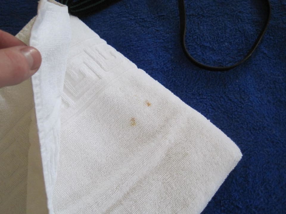 Frisches, sauberes Handtuch HARPIN Georgioupolis Resort Aquapark & SPA