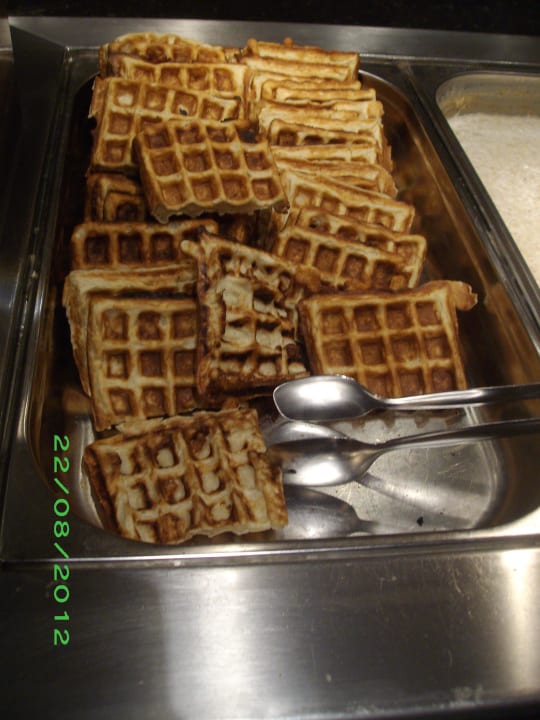 Selbstgemachte Waffeln Meliá Sunny Beach