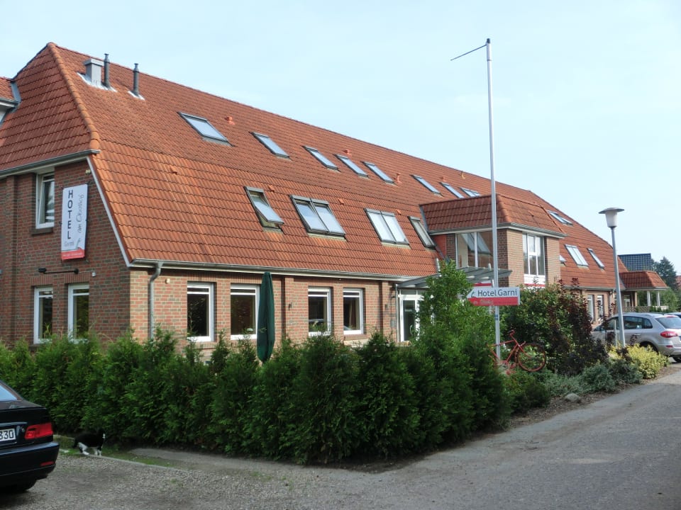 Nord-West-Ansicht des Hotels Hotel Garni am Obsthof