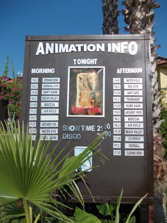 Animation Info Alba Resort Hotel