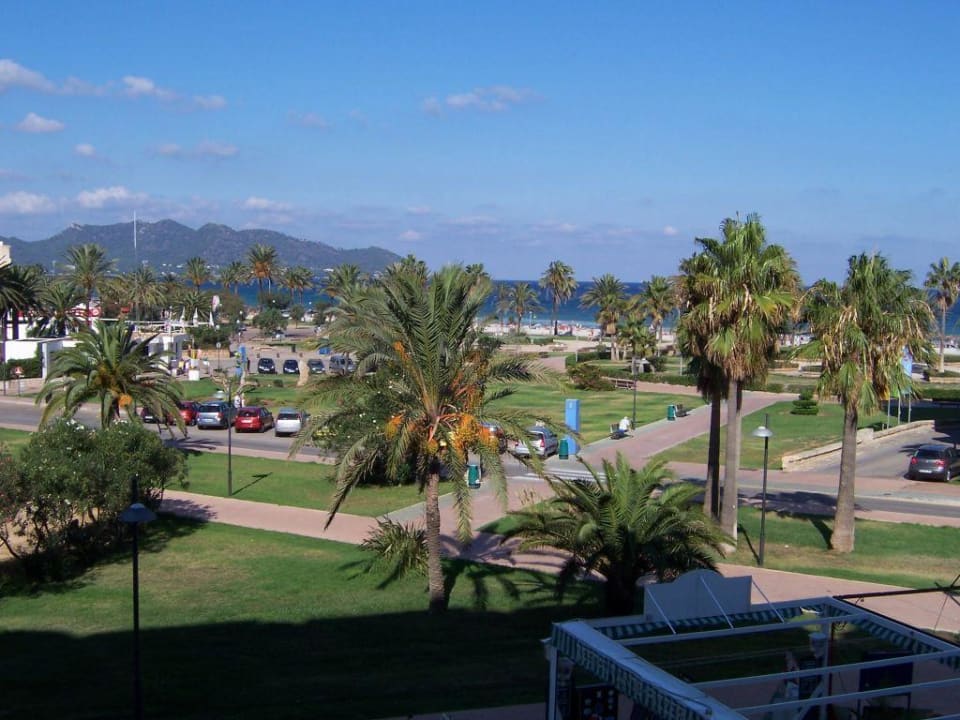Ausblick vom Balkon Hipotels Cala Millor Park