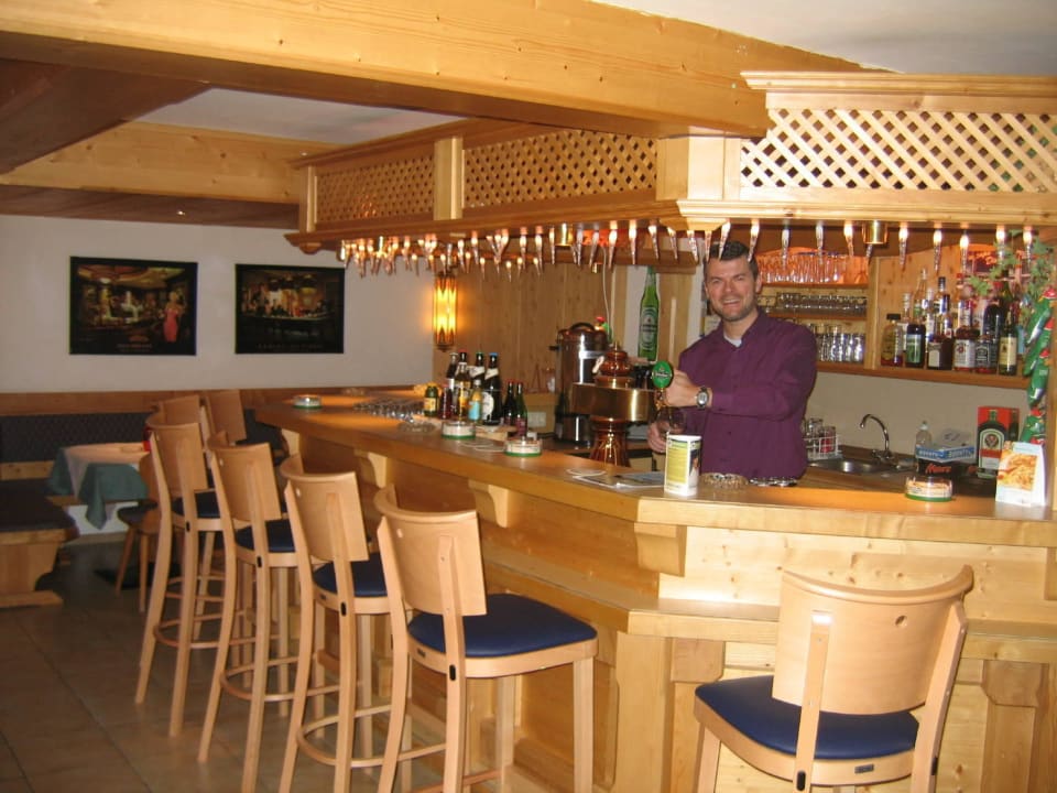 Unsere gemütliche Bar Hotel Pension Sonnenuhr