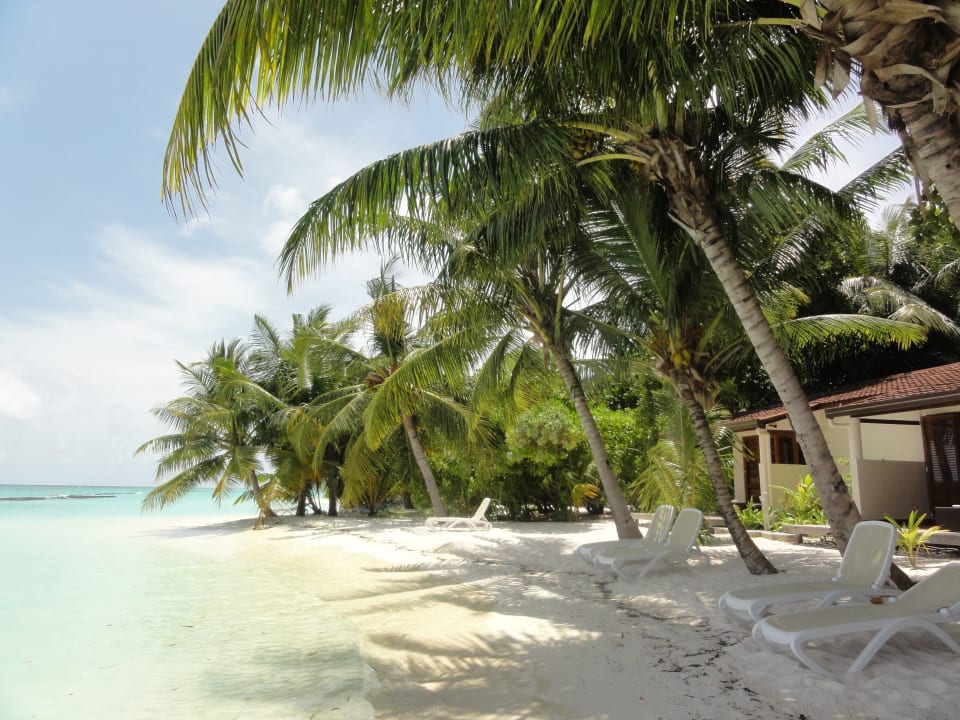 Liegen auf der Riff seite  Kuramathi Maldives