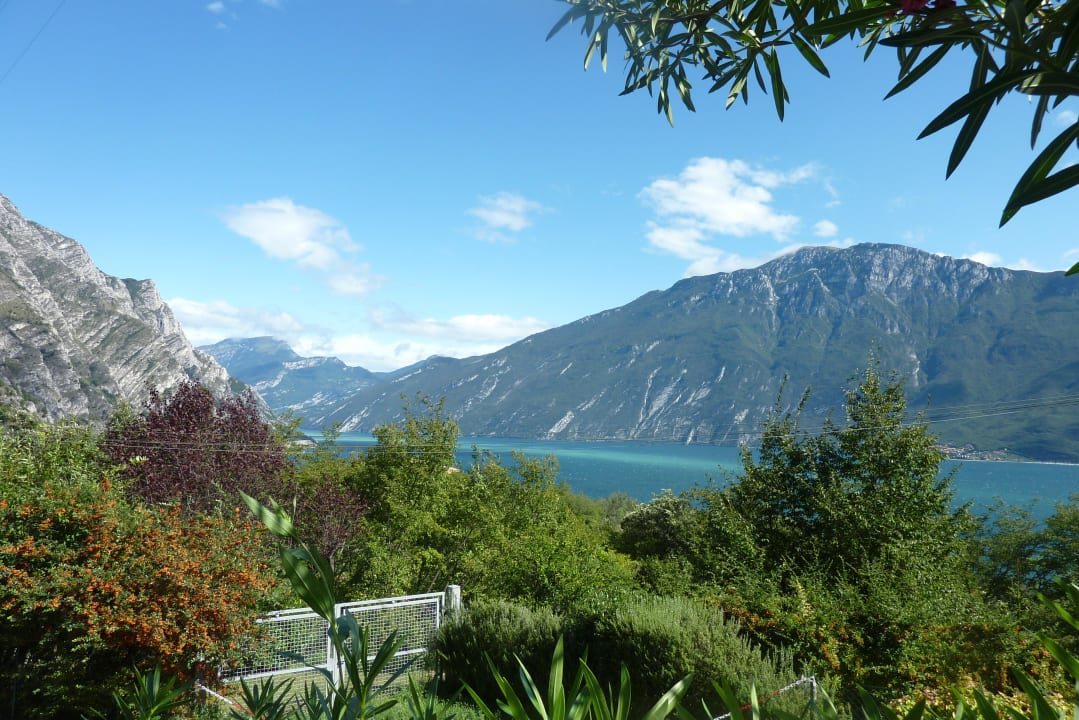 Der Ausblick direkt von der Terrasse  Residence Oasi