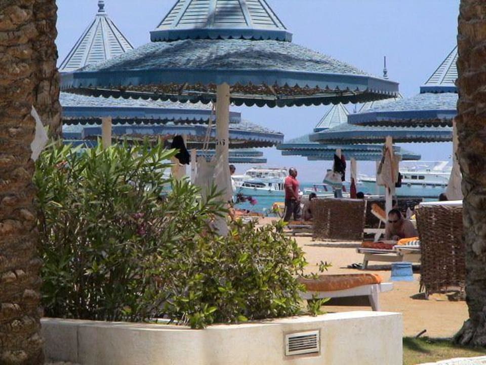 Ausblick aus Strandbar The Grand Hotel Hurghada