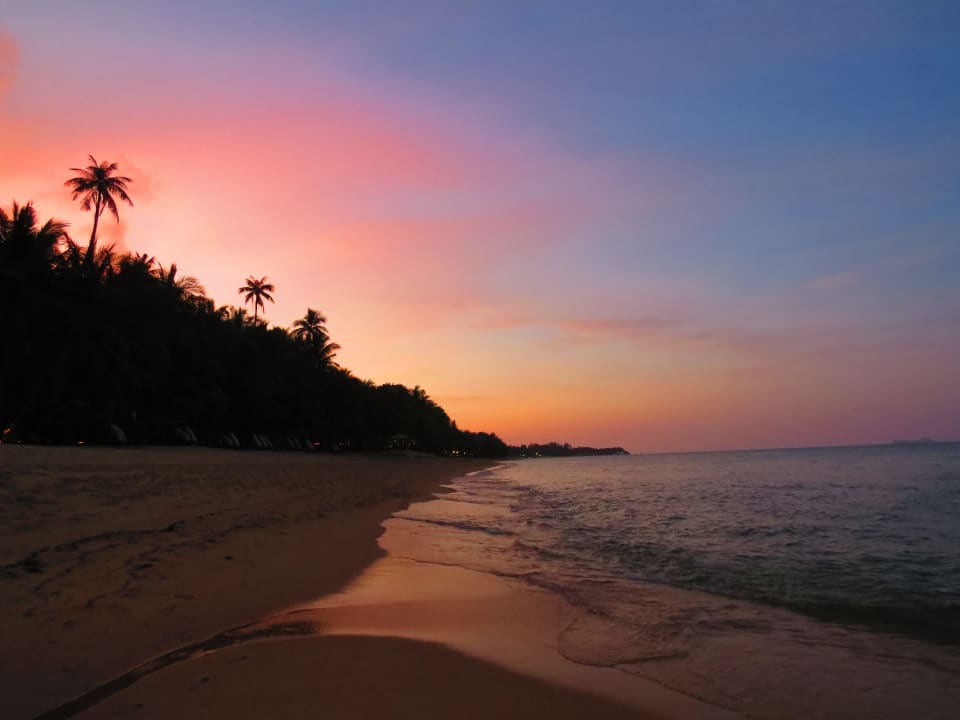 Sonnenuntergang Hotelstrand Santiburi Koh Samui
