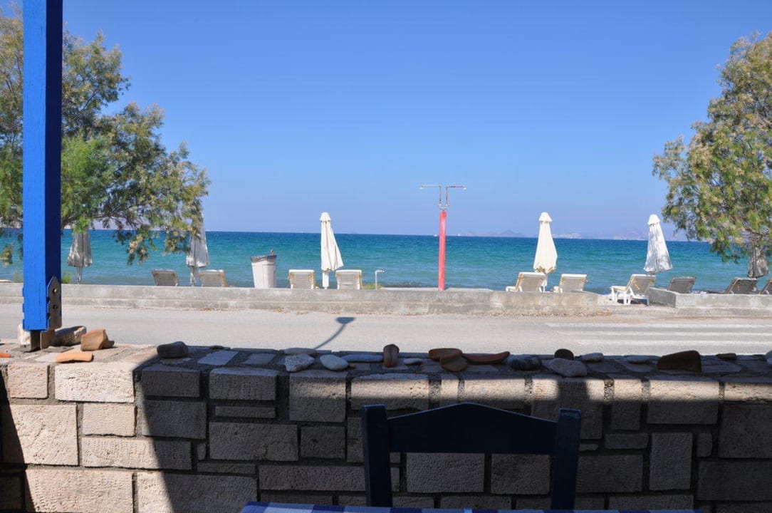 Aussenbereich der Strandbar Hotel Kos Palace